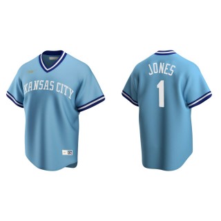 JaCoby Jones Royals Light Blue Cooperstown Collection Road Jersey