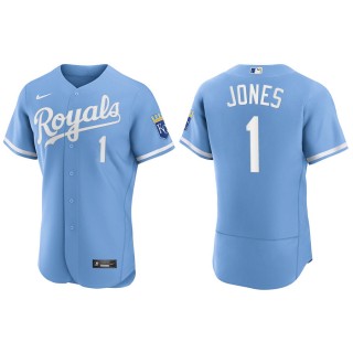JaCoby Jones Royals Powder Blue Authentic  Jersey