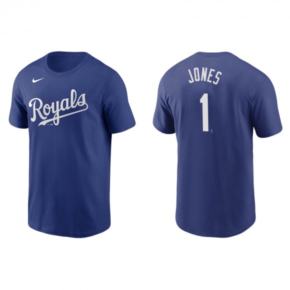 JaCoby Jones Royals Royal Name & Number Nike T-Shirt