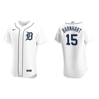 Tucker Barnhart Tigers White Authentic Home Jersey