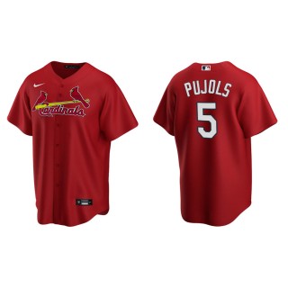 Men's Cardinals Albert Pujols Red Replica Alternate Jersey