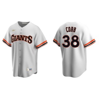 Men's Giants Alex Cobb White Cooperstown Collection Home Jersey
