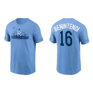 Men's Andrew Benintendi Royals Light Blue 2022 City Connect T-Shirt