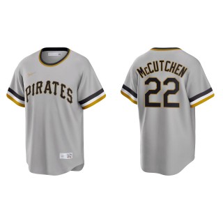 Andrew McCutchen Gray Cooperstown Collection Road Jersey