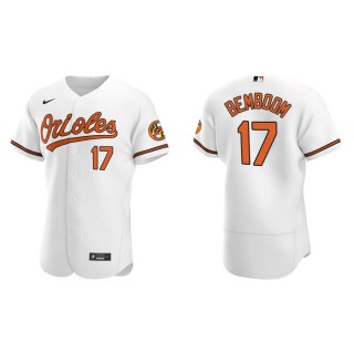 Men's Orioles Anthony Bemboom White Authentic Home Jersey