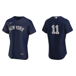 Anthony Volpe Navy Authentic Jersey