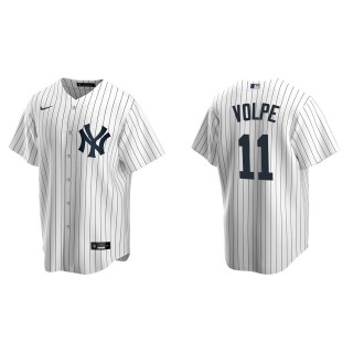 Anthony Volpe White Replica Home Jersey
