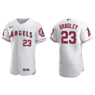 Men's Angels Archie Bradley White Authentic Home Jersey