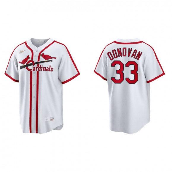 Brendan Donovan White Cooperstown Collection Home Jersey