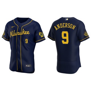 Brian Anderson Navy Authentic Alternate Jersey
