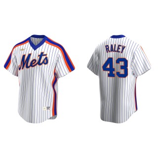 Men's New York Mets Brooks Raley White Cooperstown Collection Home Jersey