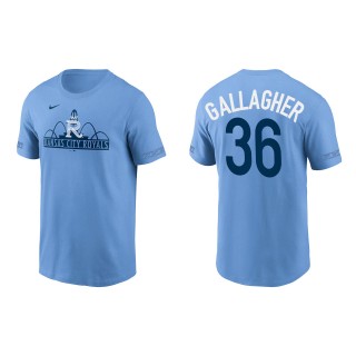 Men's Cam Gallagher Royals Light Blue 2022 City Connect T-Shirt