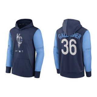 Men's Cam Gallagher Royals Navy 2022 City Connect Pullover Hoodie