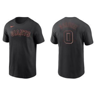 Men's Giants Carlos Martinez Black Name & Number Nike T-Shirt