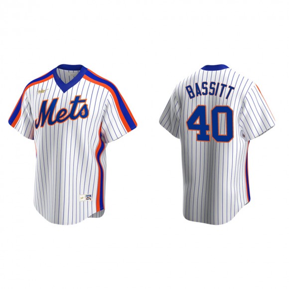 Men's Mets Chris Bassitt White Cooperstown Collection Home Jersey
