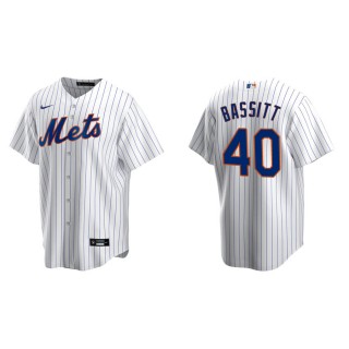 Men's Mets Chris Bassitt White Replica Home Jersey