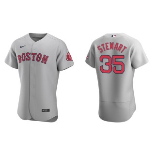 Men's Red Sox Christin Stewart Gray Authentic Road Jersey