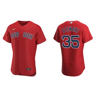Men's Red Sox Christin Stewart Red Authentic Alternate Jersey