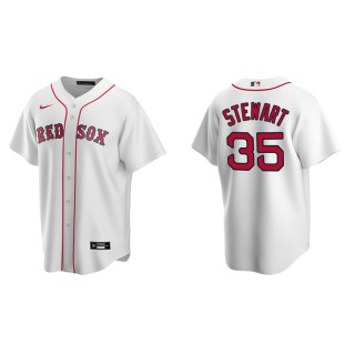 Men's Red Sox Christin Stewart White Replica Home Jersey