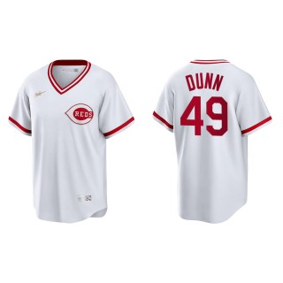 Justin Dunn White Cooperstown Collection Home Jersey