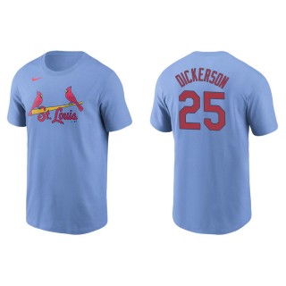 Men's Cardinals Corey Dickerson Light Blue Name & Number Nike T-Shirt