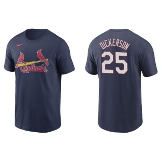 Men's Cardinals Corey Dickerson Navy Name & Number Nike T-Shirt