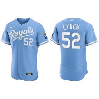 Men's Kansas City Royals Daniel Lynch Powder Blue Authentic Jersey