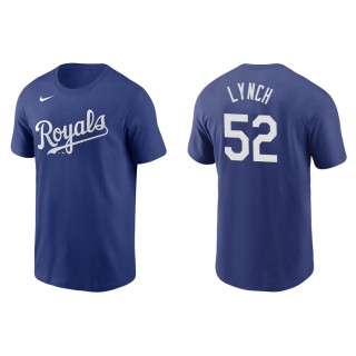 Men's Kansas City Royals Daniel Lynch Royal Name & Number T-Shirt