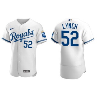 Men's Kansas City Royals Daniel Lynch White Authentic Jersey