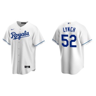 Men's Kansas City Royals Daniel Lynch White Replica Home Jersey