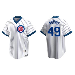 Men's Cubs Daniel Norris White Cooperstown Collection Home Jersey