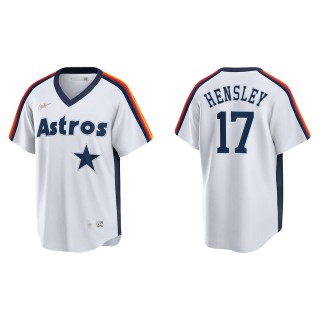 David Hensley White Cooperstown Collection Jersey