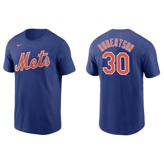 Men's New York Mets David Robertson Royal Name & Number T-Shirt