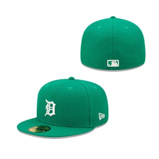 Men's Detroit Tigers Kelly Green Logo 59FIFTY Fitted Hat