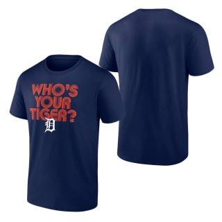 Men's Detroit Tigers Navy Tiger Daddy T-Shirt