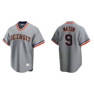Nick Maton Gray Cooperstown Collection Road Jersey