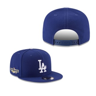 Men's Los Angeles Dodgers Royal 2022 Postseason 9FIFTY Snapback Hat