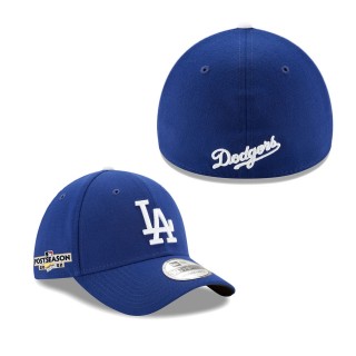 Men's Los Angeles Dodgers Royal 2022 Postseason Side Patch 39THIRTY Fitted Hat