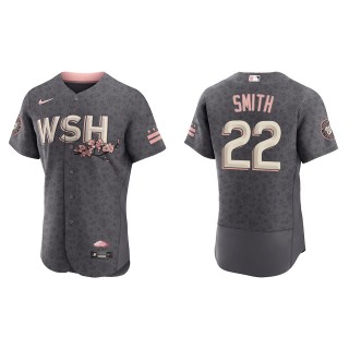 Dominic Smith Gray City Connect Authentic Jersey
