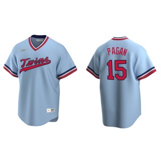 Men's Minnesota Twins Emilio Pagan Light Blue Cooperstown Collection Road Jersey