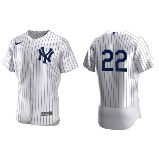 Men's Yankees Ender Inciarte White Authentic Home Jersey