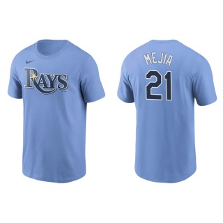 Men's Rays Francisco Mejia Light Blue Nike T-Shirt