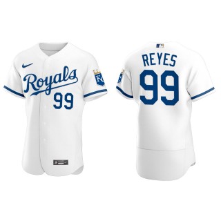 Franmil Reyes White Authentic Jersey