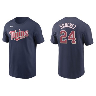 Men's Twins Gary Sanchez Navy Nike T-Shirt