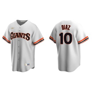 Isan Diaz White Cooperstown Collection Home Jersey