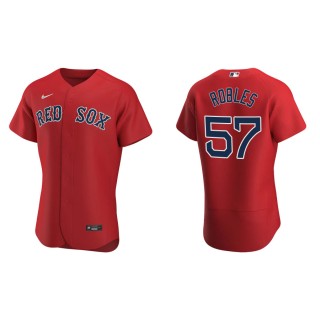 Men's Red Sox Hansel Robles Red Authentic Alternate Jersey