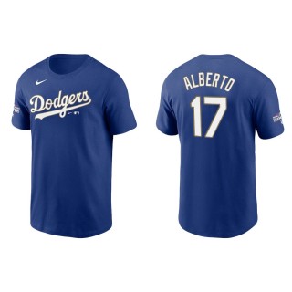 Men's Dodgers Hanser Alberto Royal 2021 City Connect T-Shirt