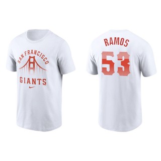 Men's Giants Heliot Ramos White 2021 City Connect Graphic T-Shirt