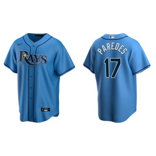 Men's Tampa Bay Rays Isaac Paredes Light Blue Replica Alternate Jersey