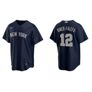 Men's Yankees Isiah Kiner-Falefa Navy Replica Alternate Jersey
